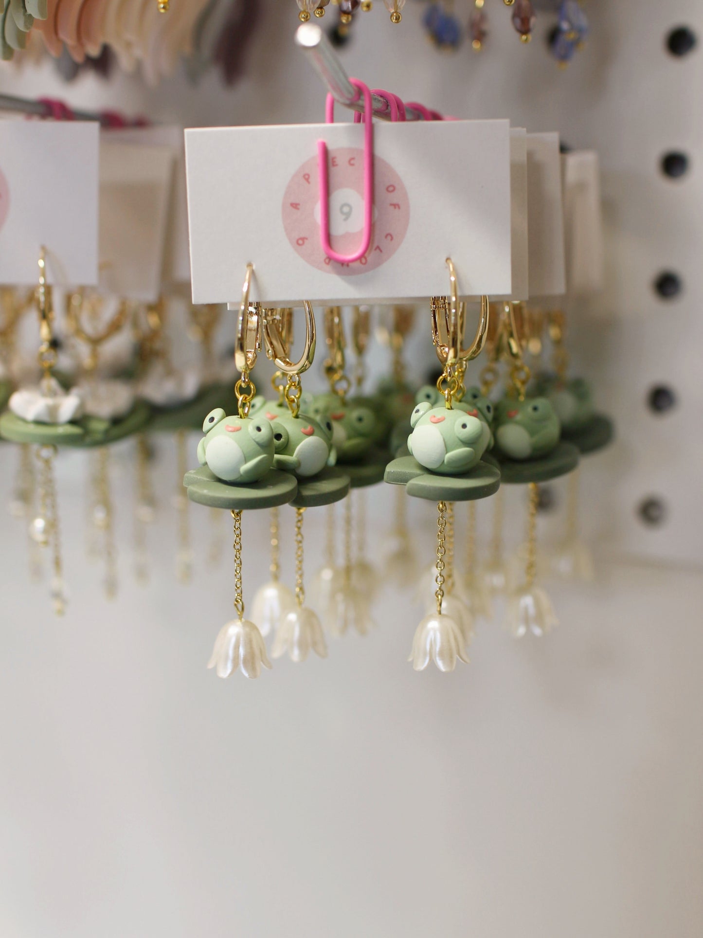 Frog Droplet Earrings