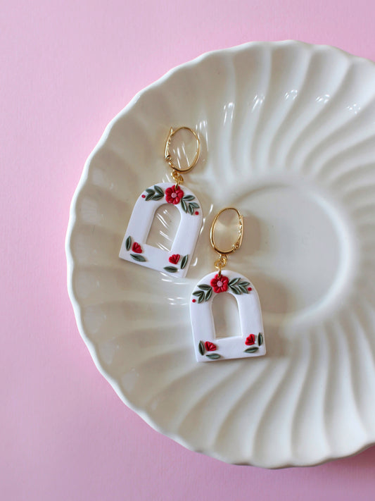 Rowan Arches - Embroidery Inspired Earrings