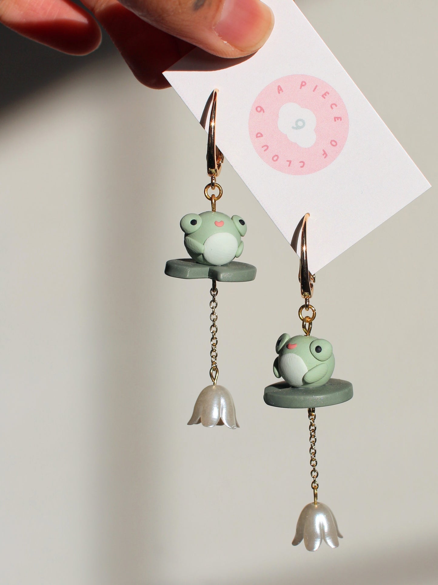 Frog Droplet Earrings