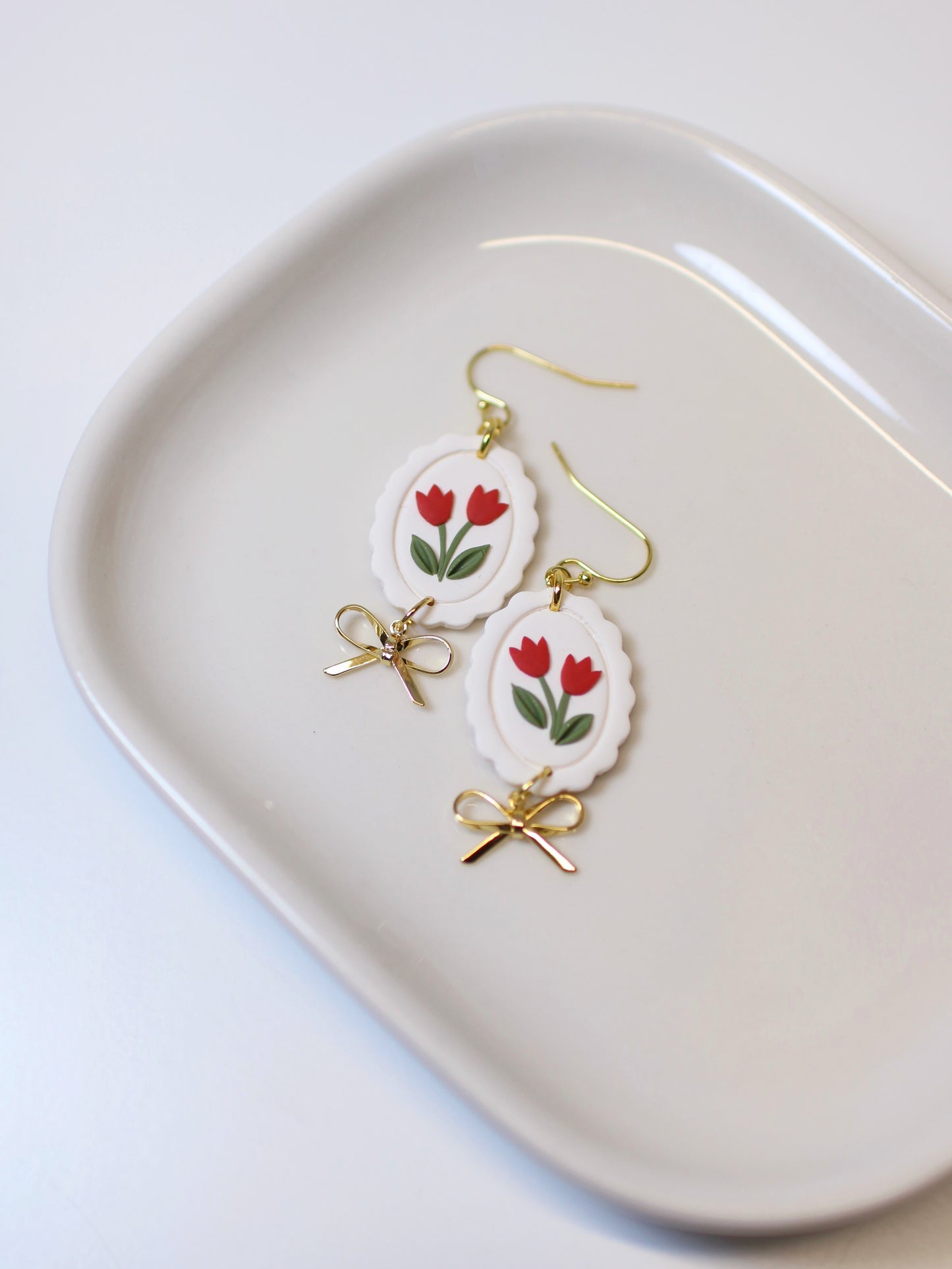 Fleur - Tulip Cluster Earrings