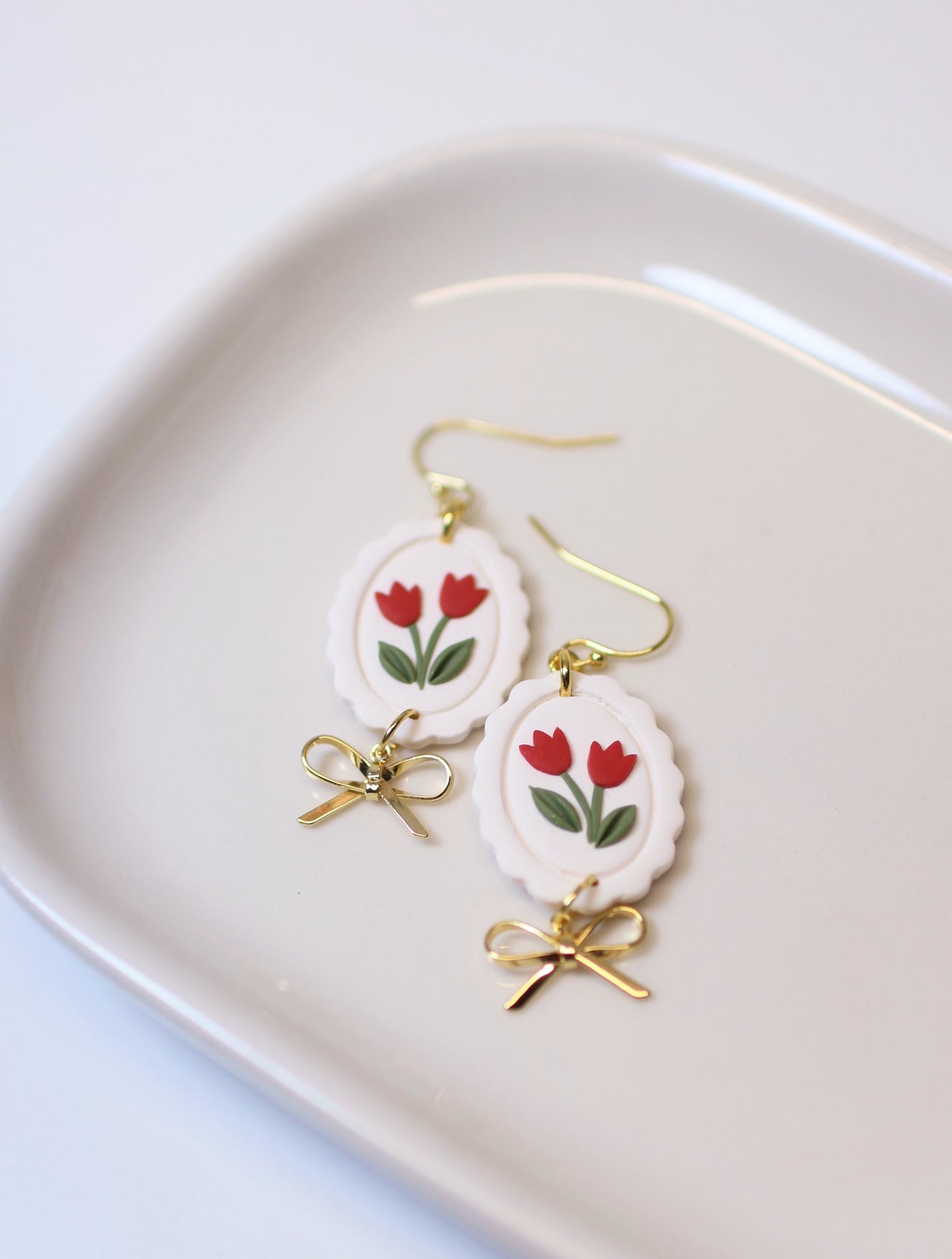 Fleur - Tulip Cluster Earrings