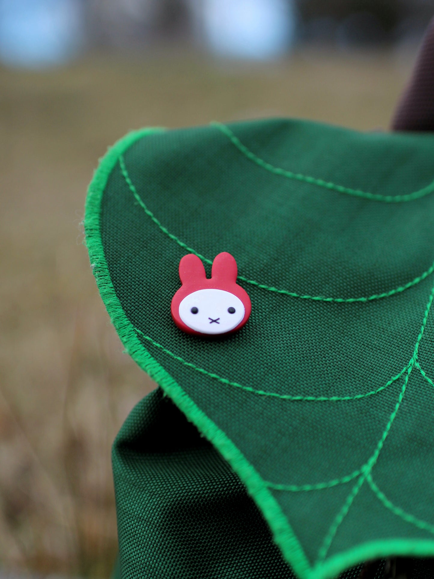 Red Hat Bunny Pin