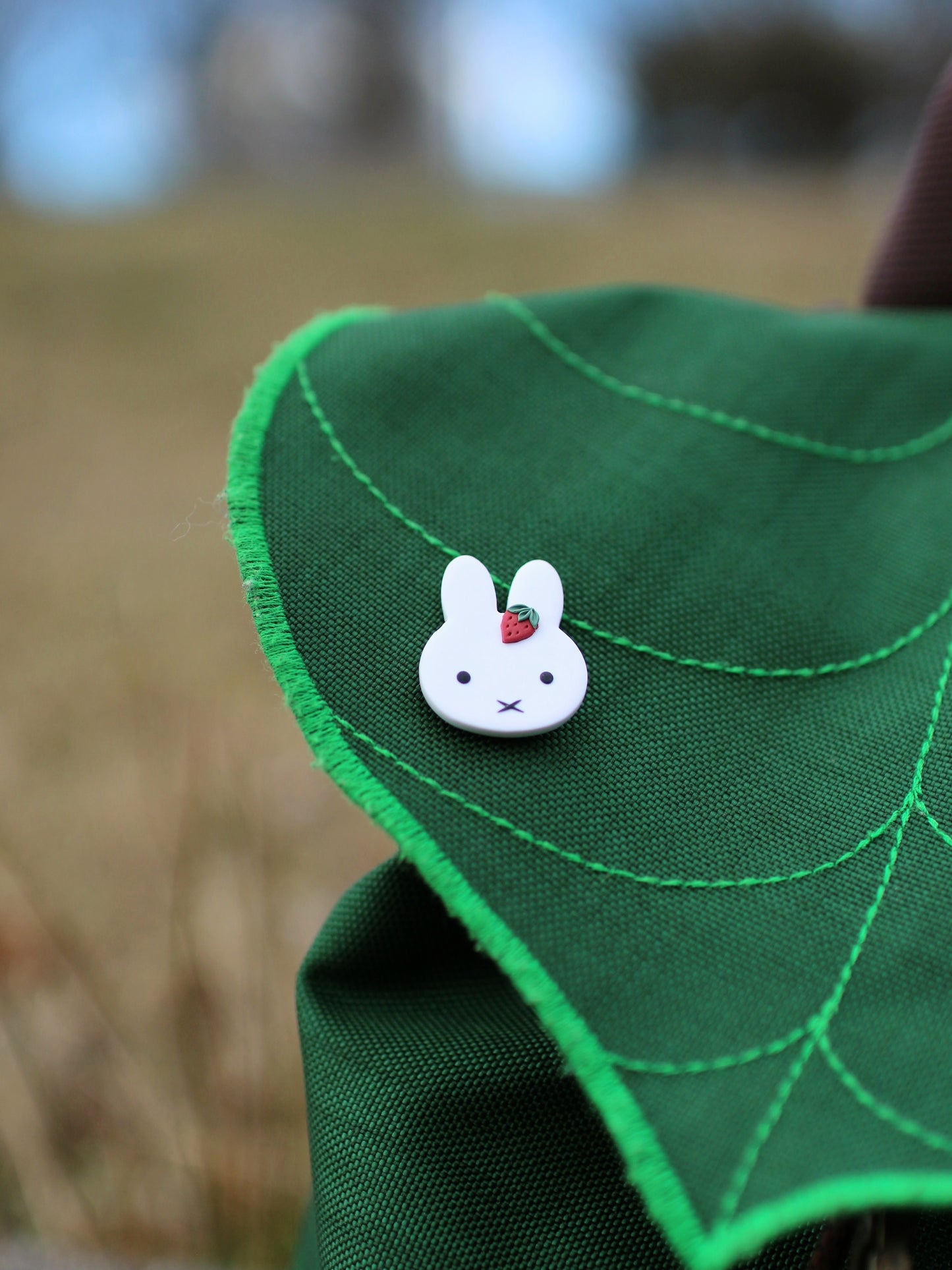 Strawberry Bun Pin