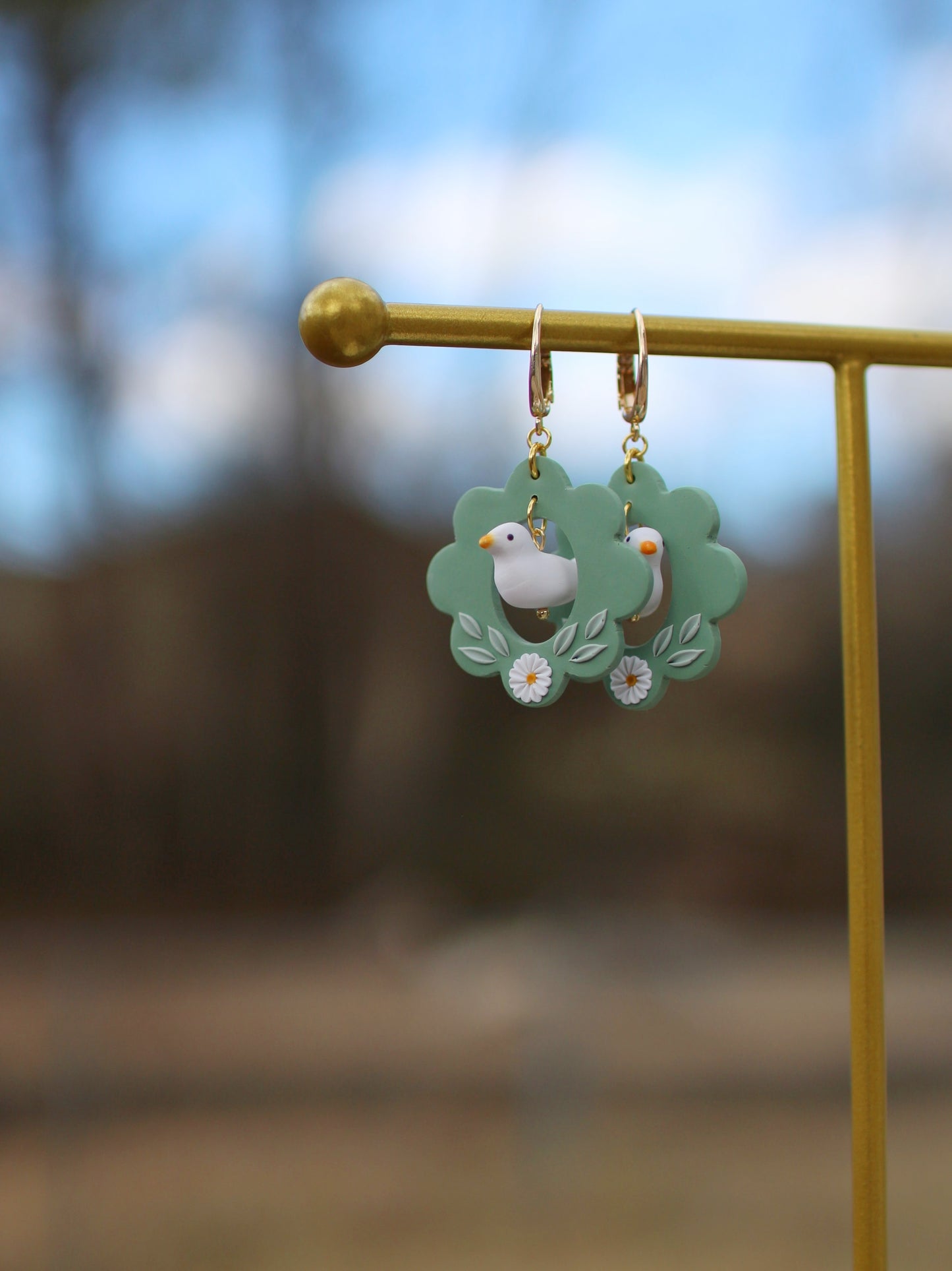 A Duck's Life - Statement Duck Earrings