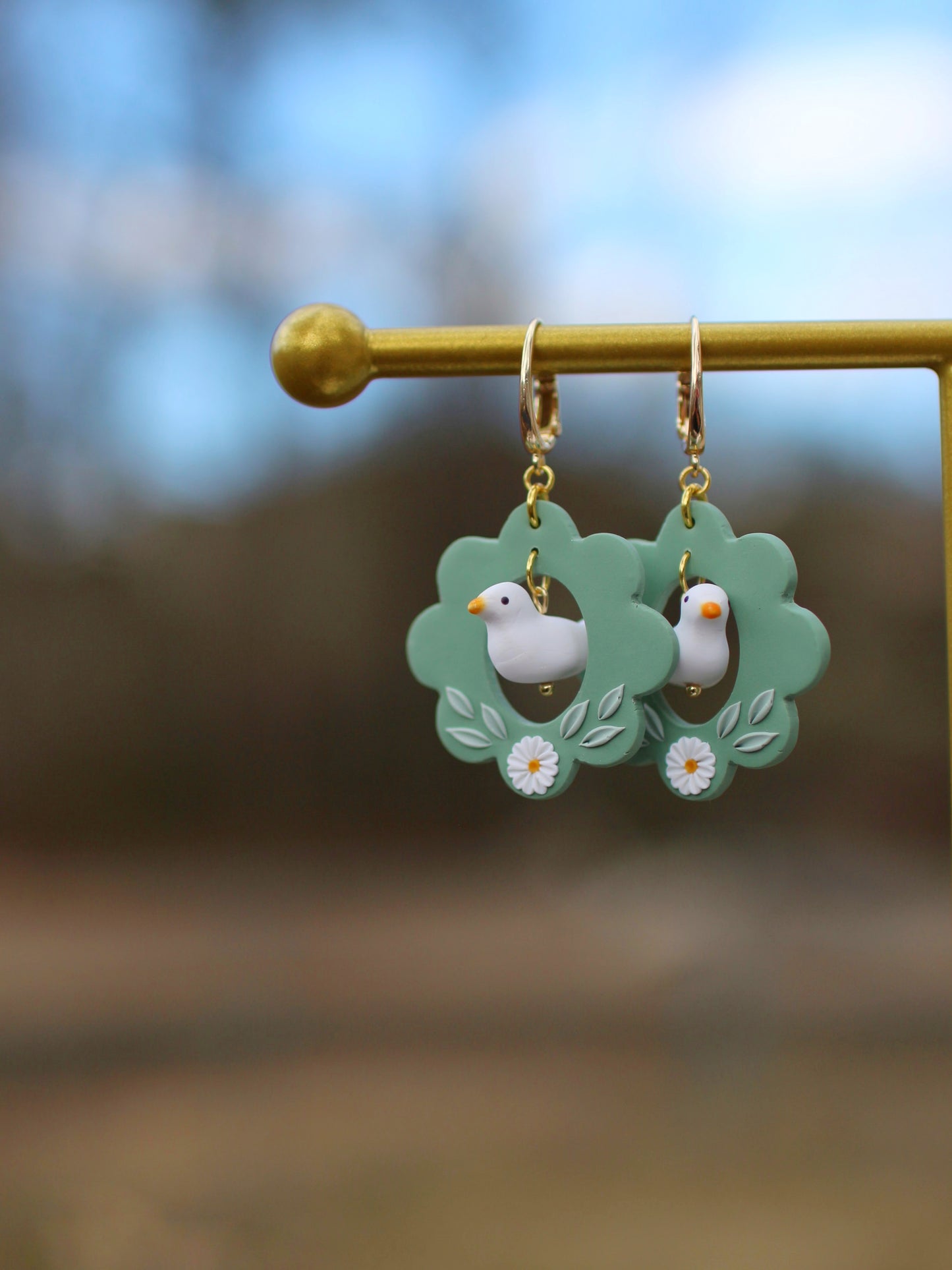 A Duck's Life - Statement Duck Earrings