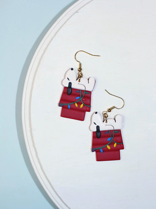 Holiday Pup Earrings