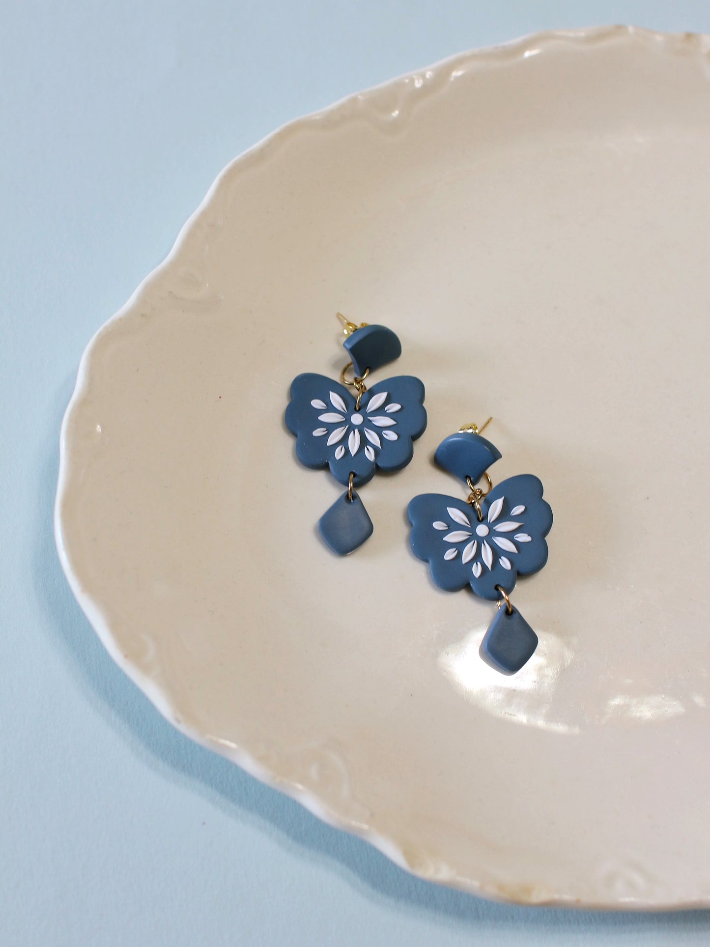 Talavera Droplets - Statement Earrings