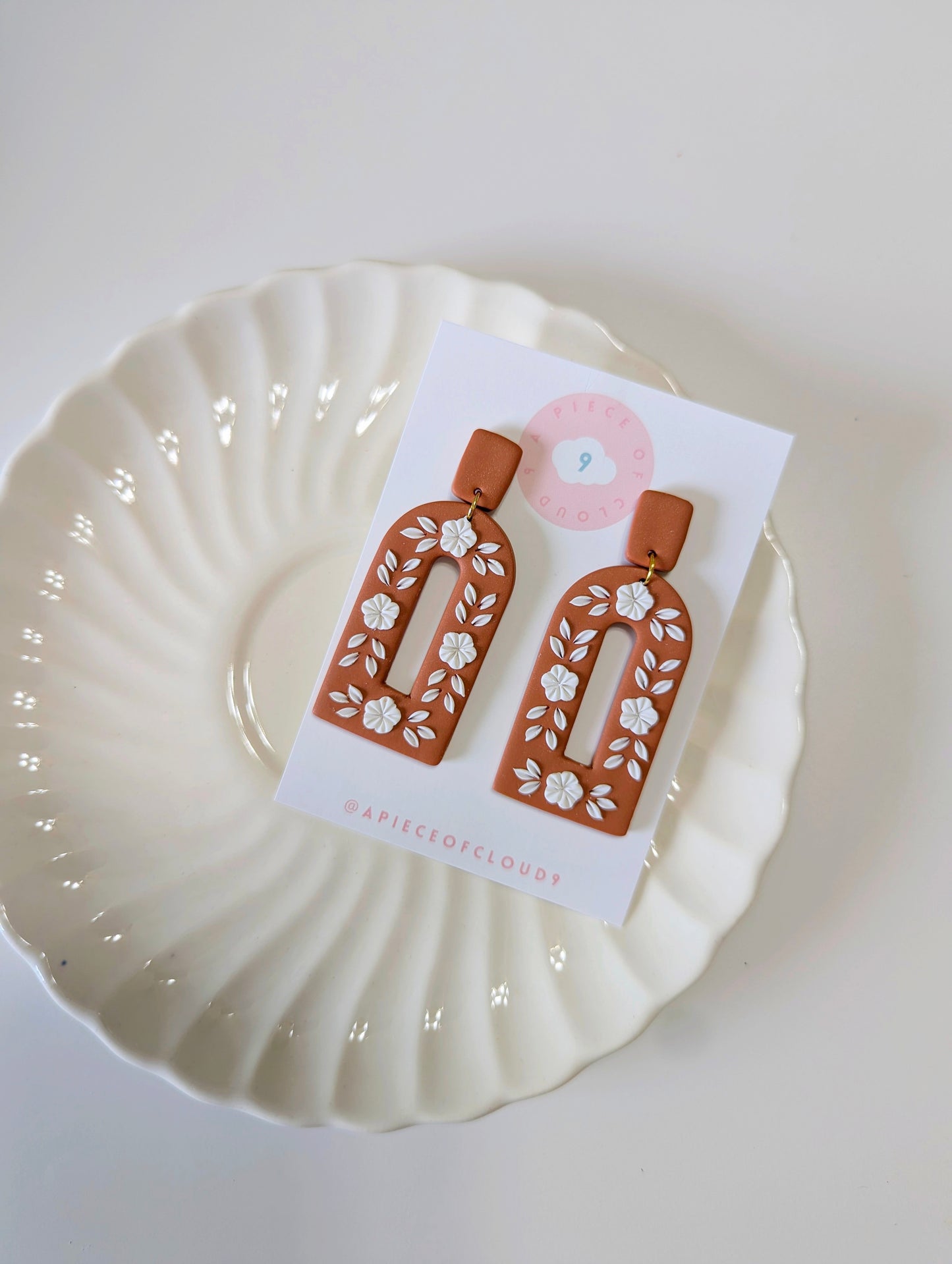 Arcos Bordados - Mexican Talavera Inspired Earrings