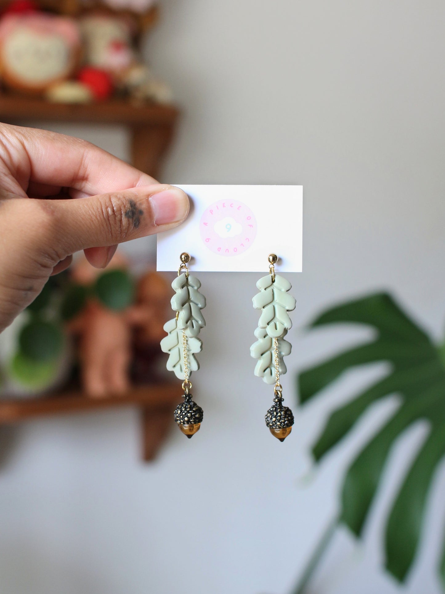 Acorn Droplet Earrings