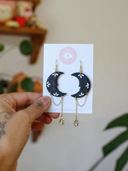 Astra - Statement Moon Earrings