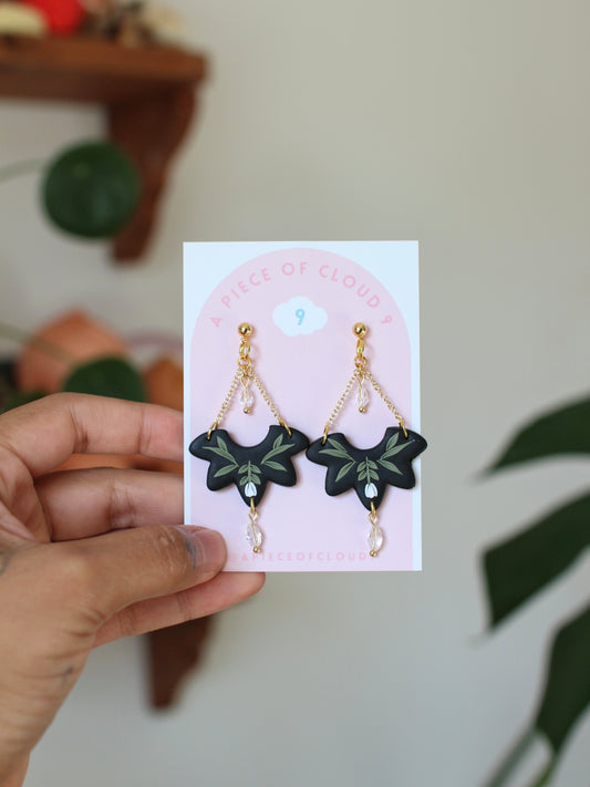 Cora - Floral Droplet Earrings