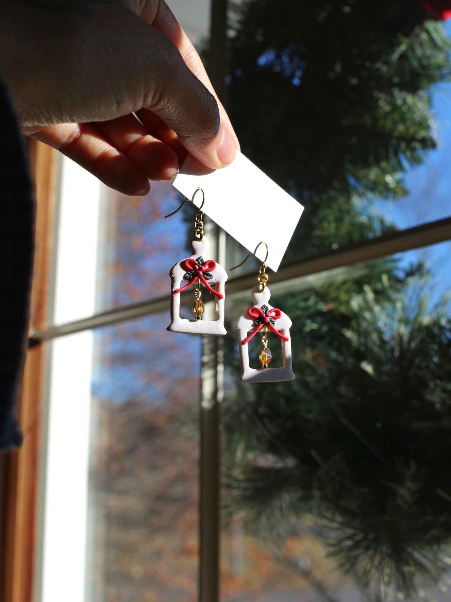 Winter Wonderland Lanterns - Holiday Earrings