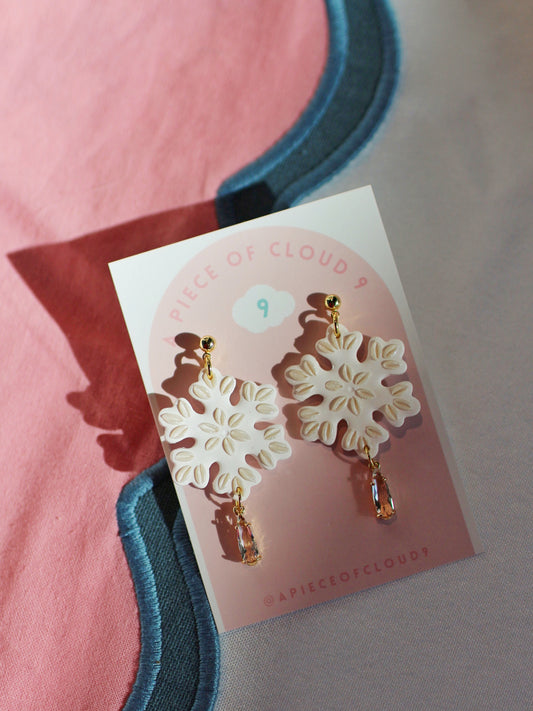 Snow Queen Snowflake Earrings