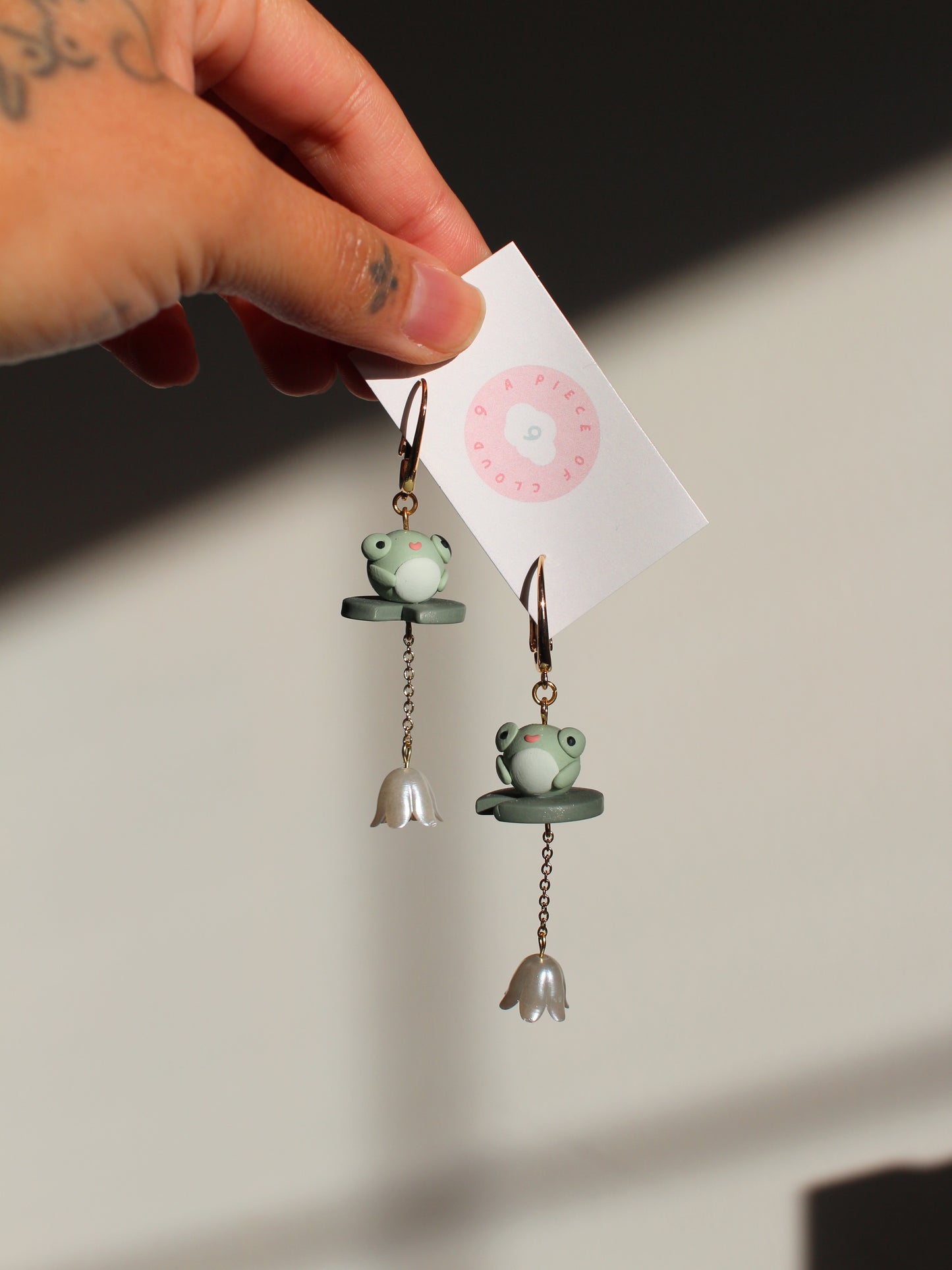 Frog Droplet Earrings